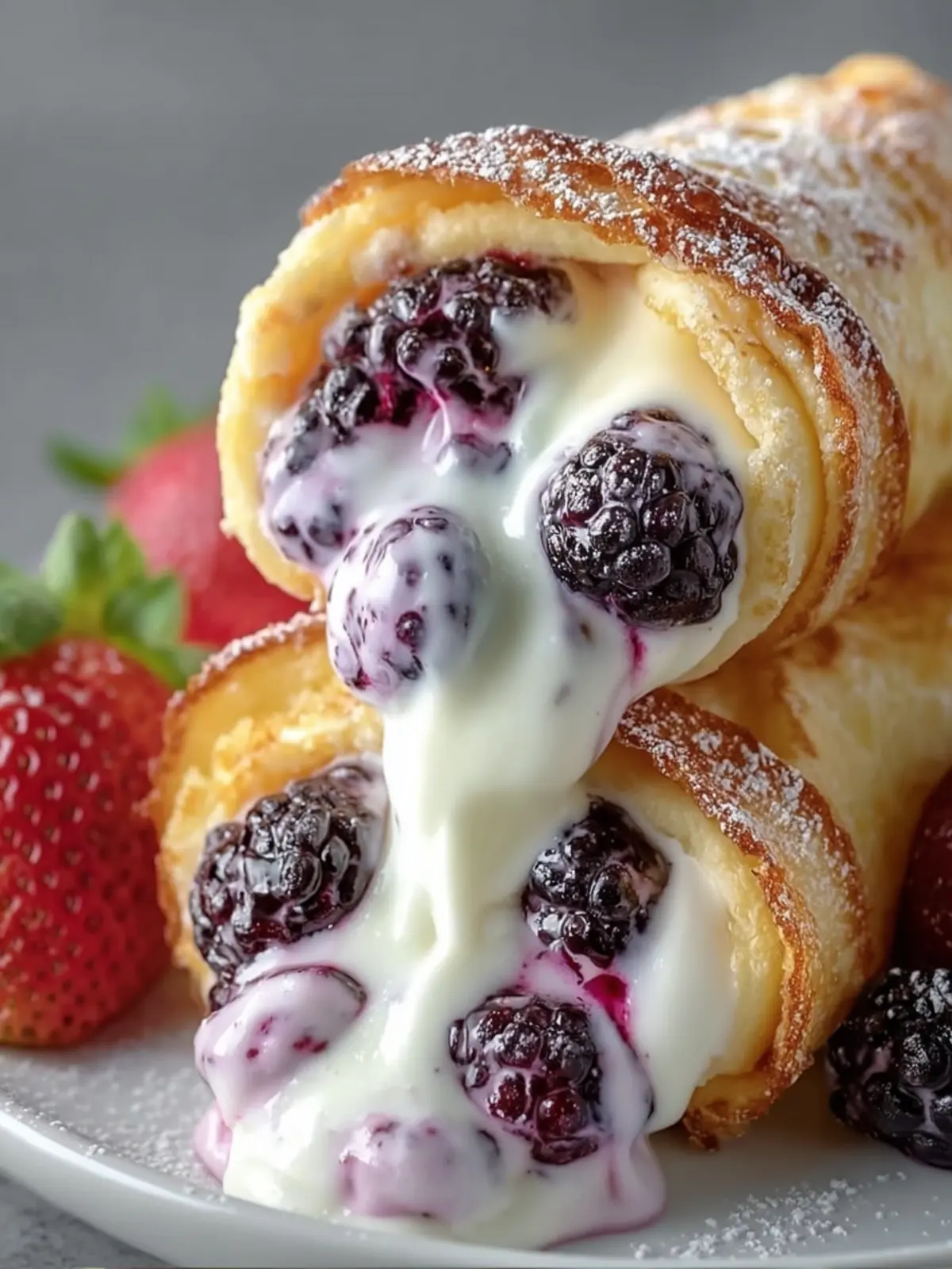 Creamy Berry Dessert Crepes First Image