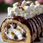 Gourmet S'mores Chocolate Roll Cake First Image