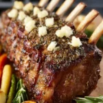 Herb Garlic Crusted Rack of Lamb First Image