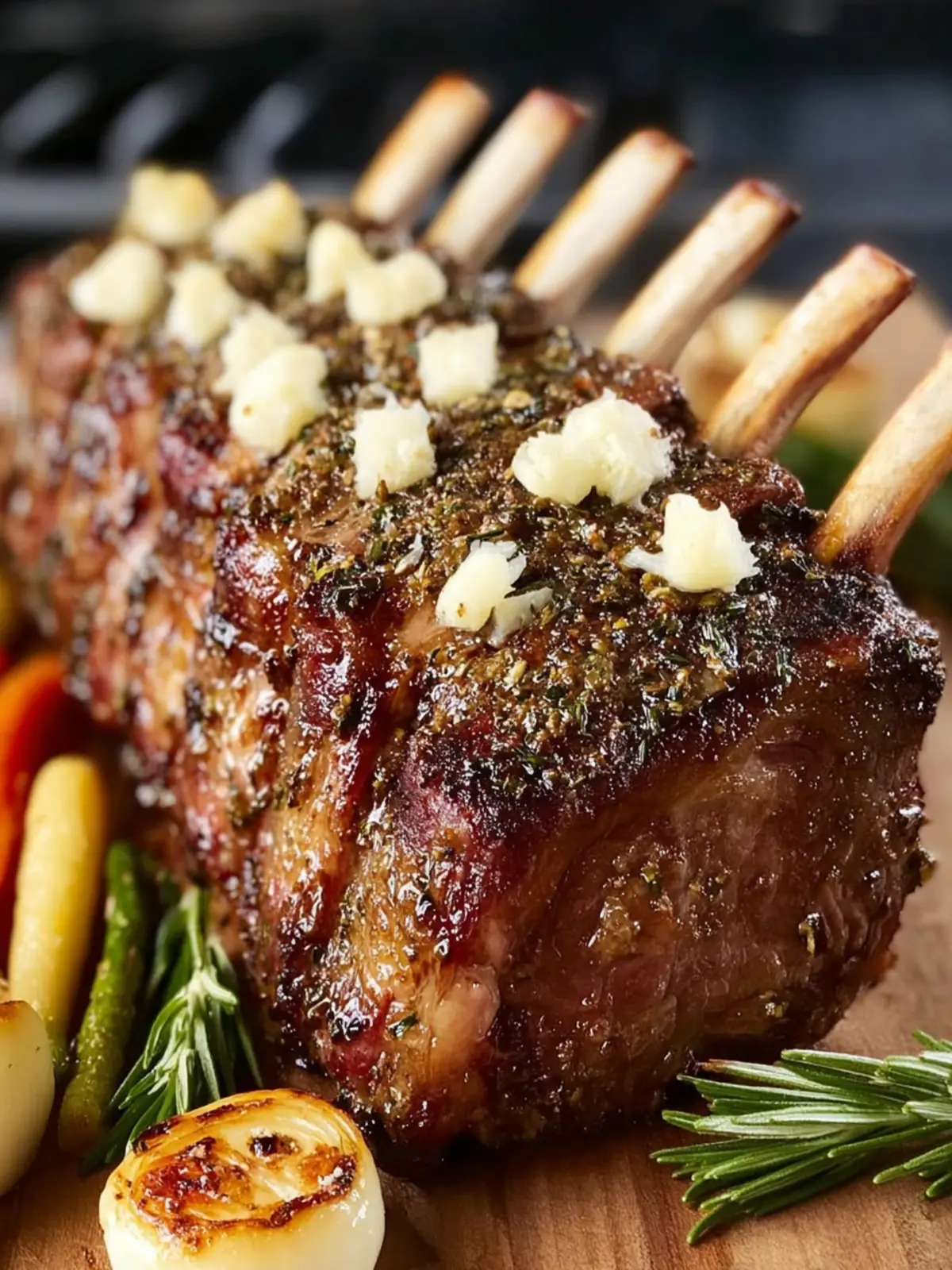 Herb Garlic Crusted Rack of Lamb First Image