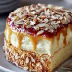 Caramel Almond Cream Cake First Image