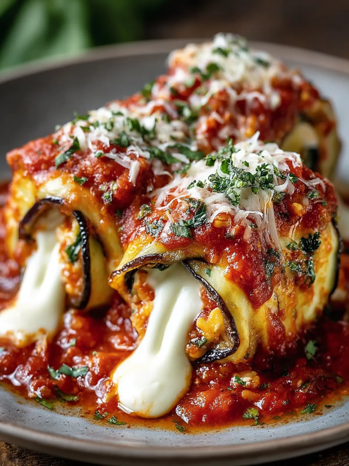 Vegetarian Eggplant Rollatini Delight First Image