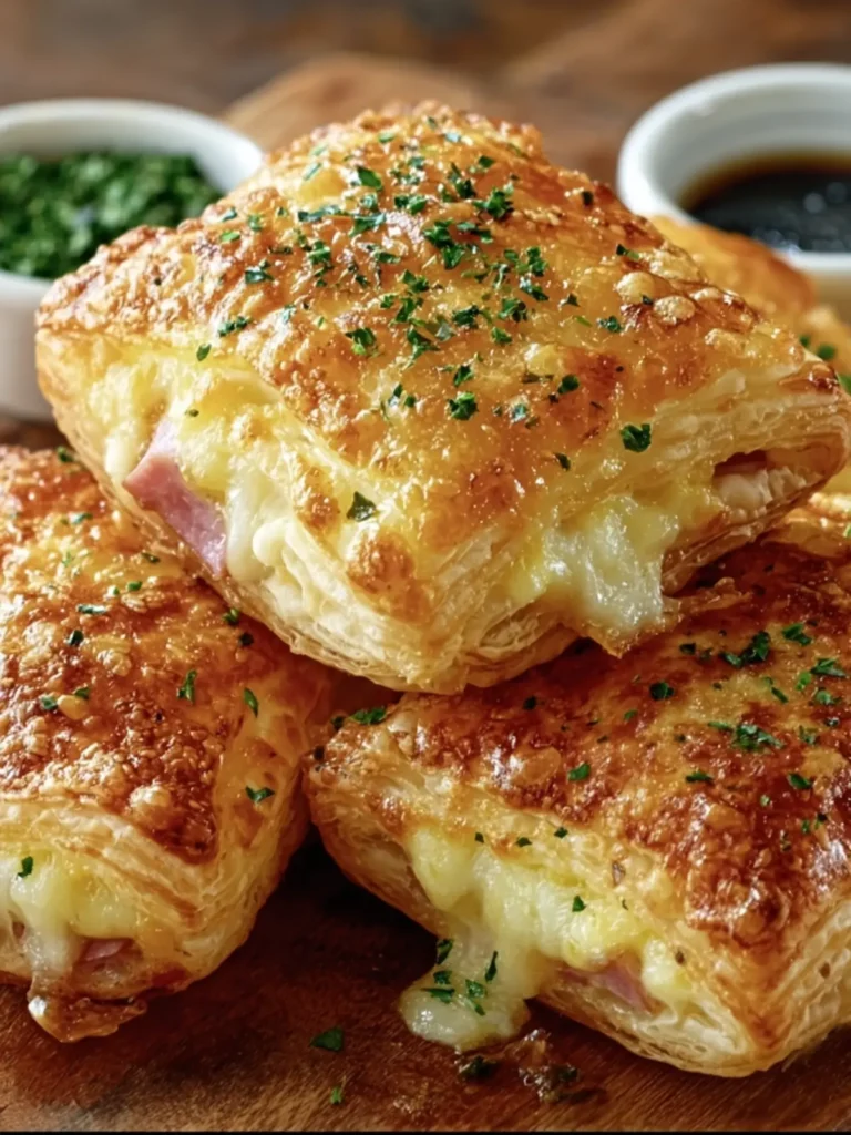 Savory Ham and Cheese Pastries First Image