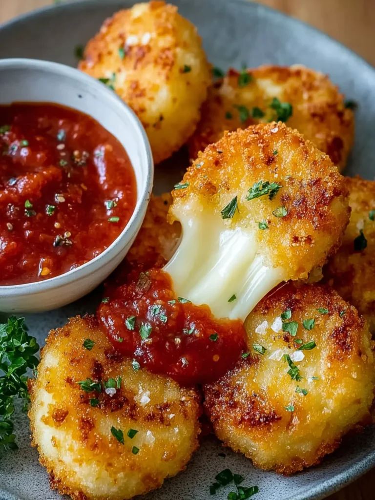 Crispy Fried Cheese Rounds Recipe First Image