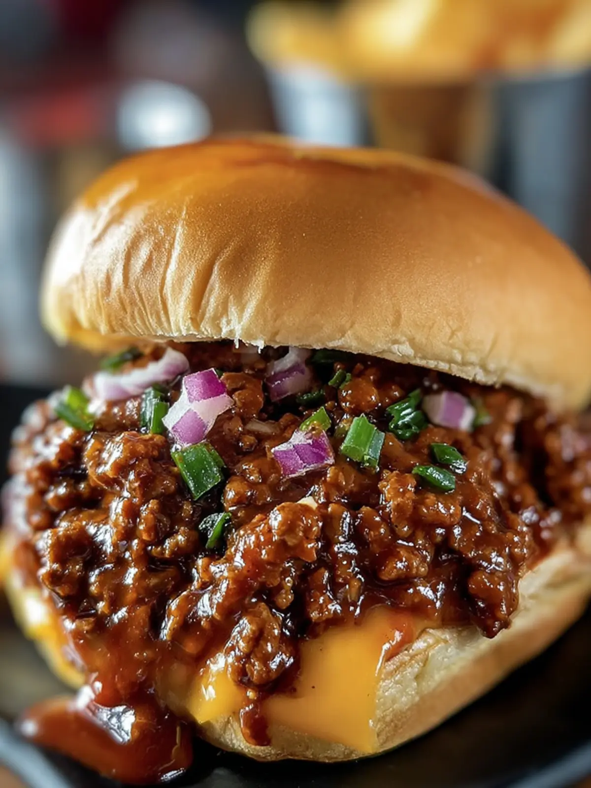 Savory Barbecue Sloppy Joe Sandwich First Image