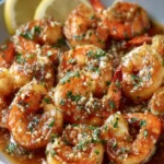 Garlic Lemon Butter Shrimp Dish First Image
