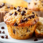 Banana Chocolate Chip Muffins First Image