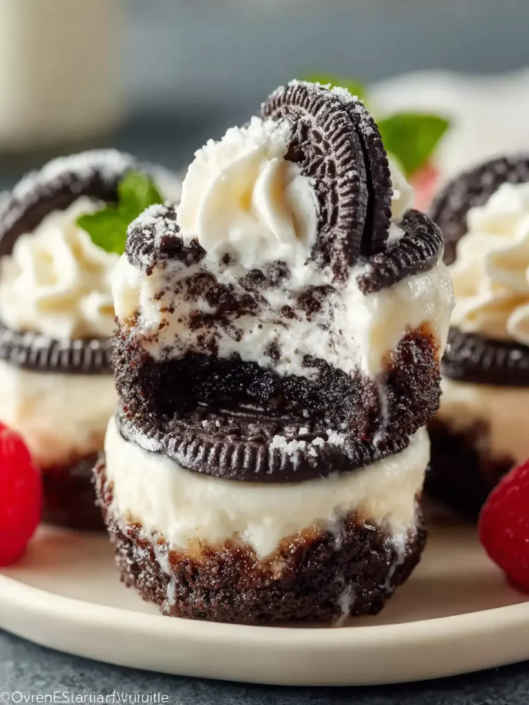 Healthy No-Bake Oreo Cheesecake Bites Recipe First Image