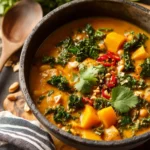 Peanut & Kale Butternut Squash Curry First Image