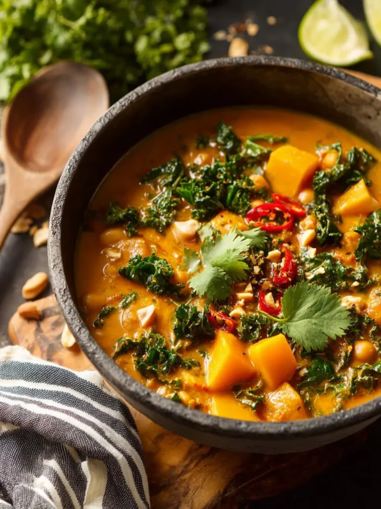 Peanut & Kale Butternut Squash Curry First Image
