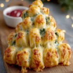 Cheesy Christmas Tree Bread First Image
