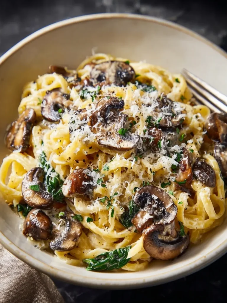 Creamy Mushroom Pasta – A Comforting Weeknight Classic with Restaurant-Style Flavor First Image