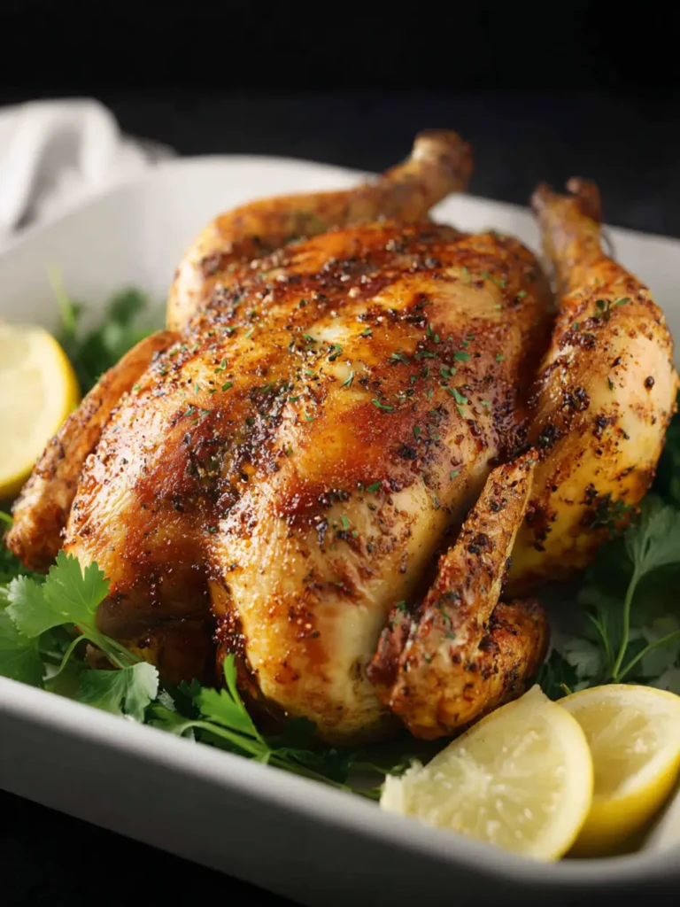 Lemon Pepper Rotisserie Chicken First Image