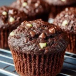 Double Chocolate Zucchini Muffins First Image