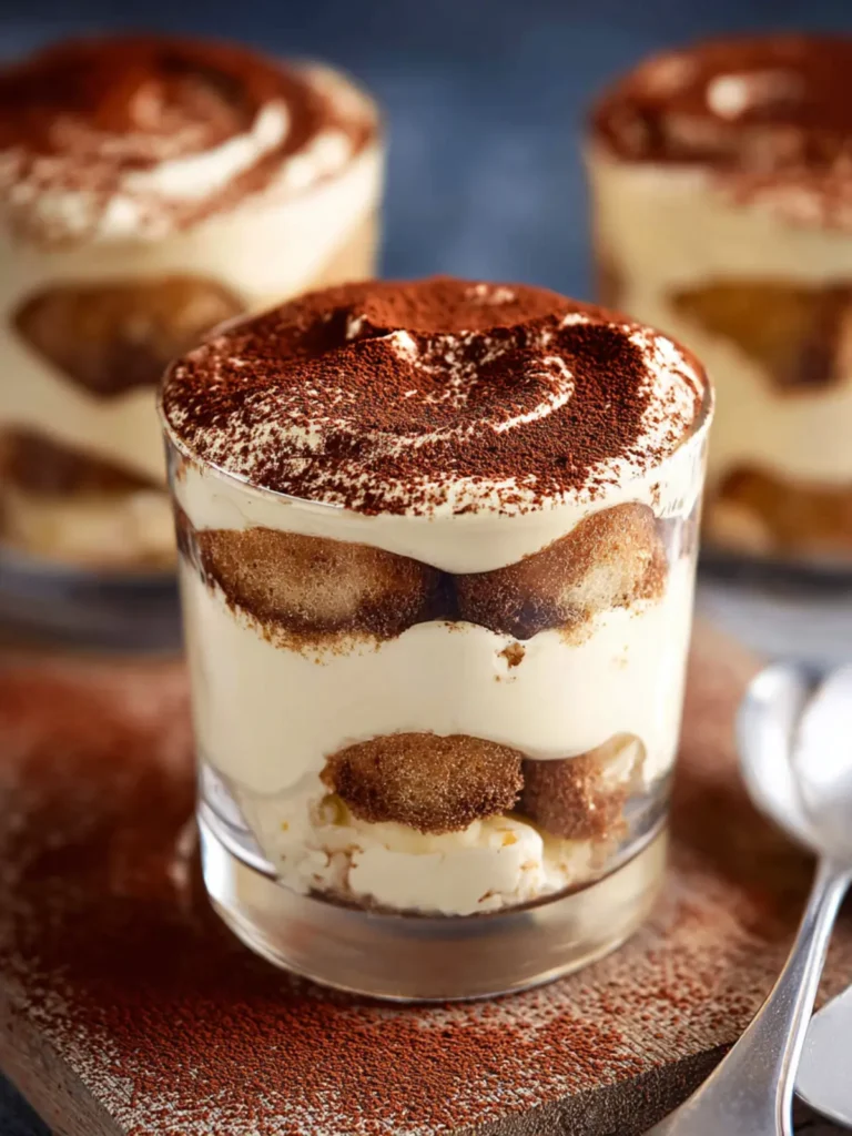 Individual Tiramisu Cups (classic recipe) First Image