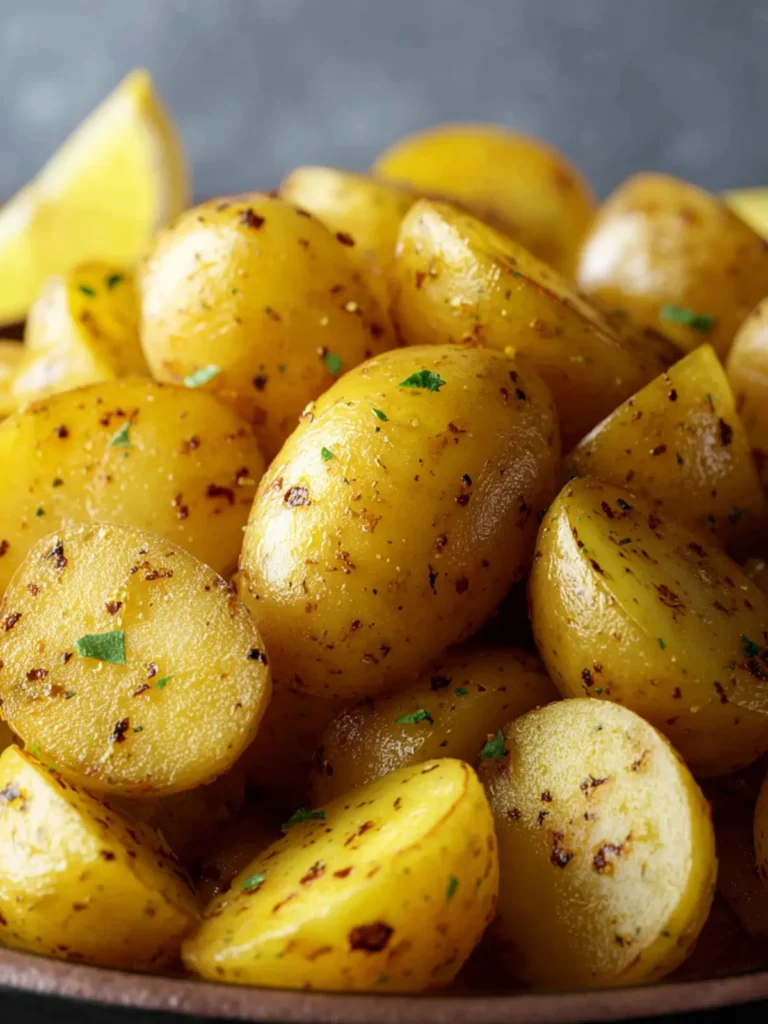 Greek Lemon Potatoes First Image