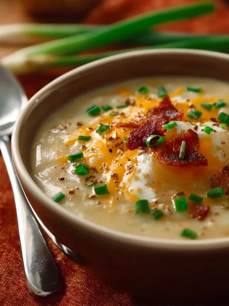 Baked Potato Soup: Discover the Creamy Comfort Recipe! First Image