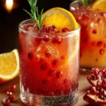 Honeyed Herbal Orange & Pomegranate Mocktail First Image