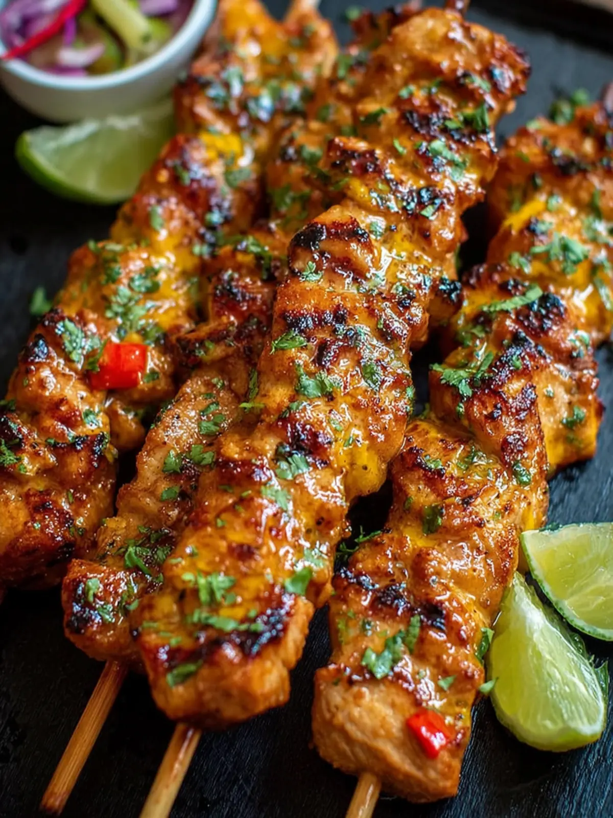 Bang Bang Chicken Skewers First Image