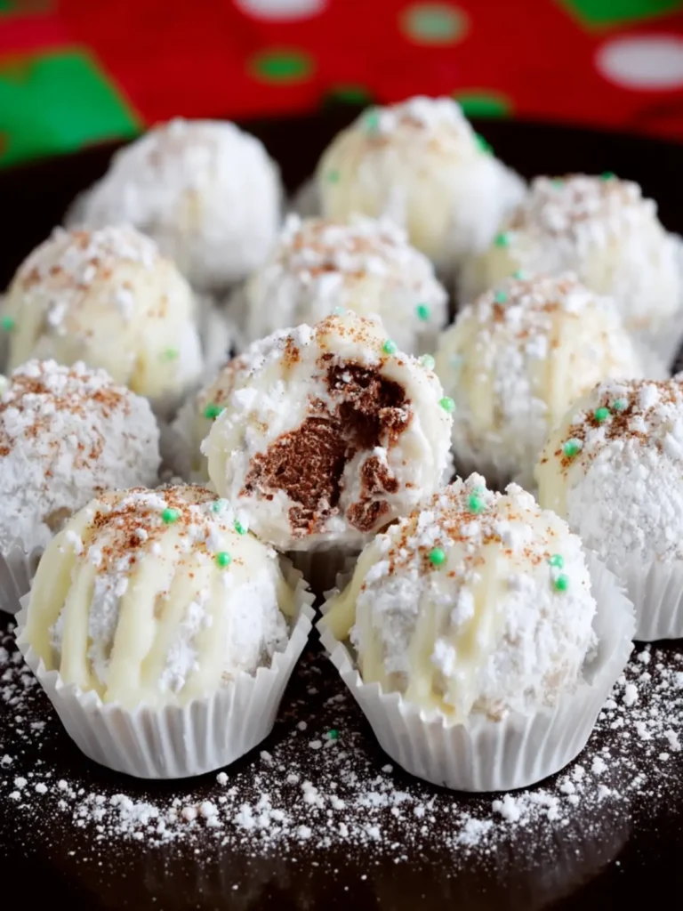No Bake Eggnog Truffles First Image