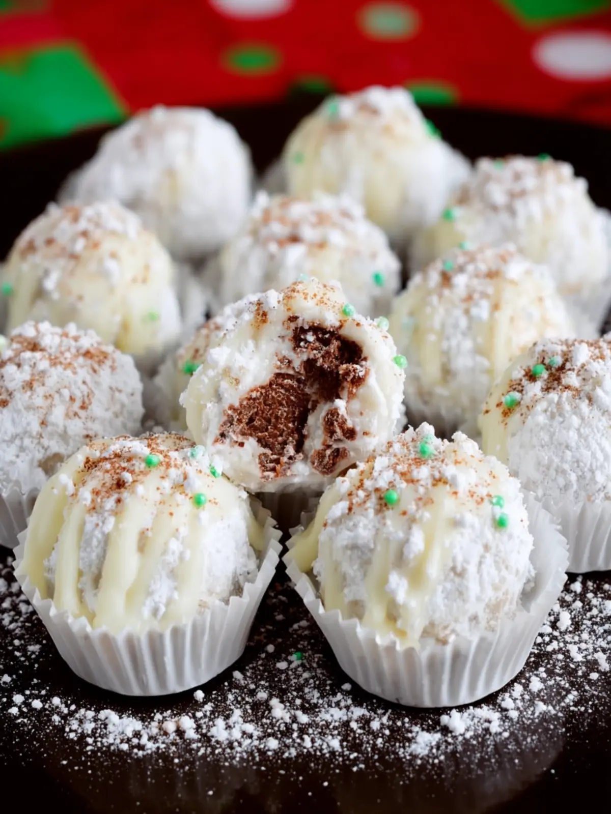 No Bake Eggnog Truffles First Image