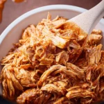 Crockpot BBQ Shredded Chicken First Image
