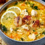 Avgolemono — Greek Lemon Chicken Soup | Easy & Silky First Image
