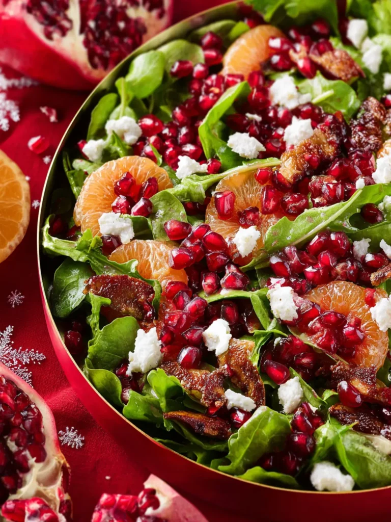 Best Christmas Salad with Pomegranate First Image