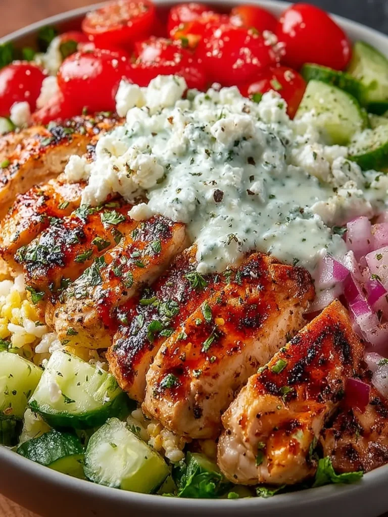 Greek Chicken Bowls First Image