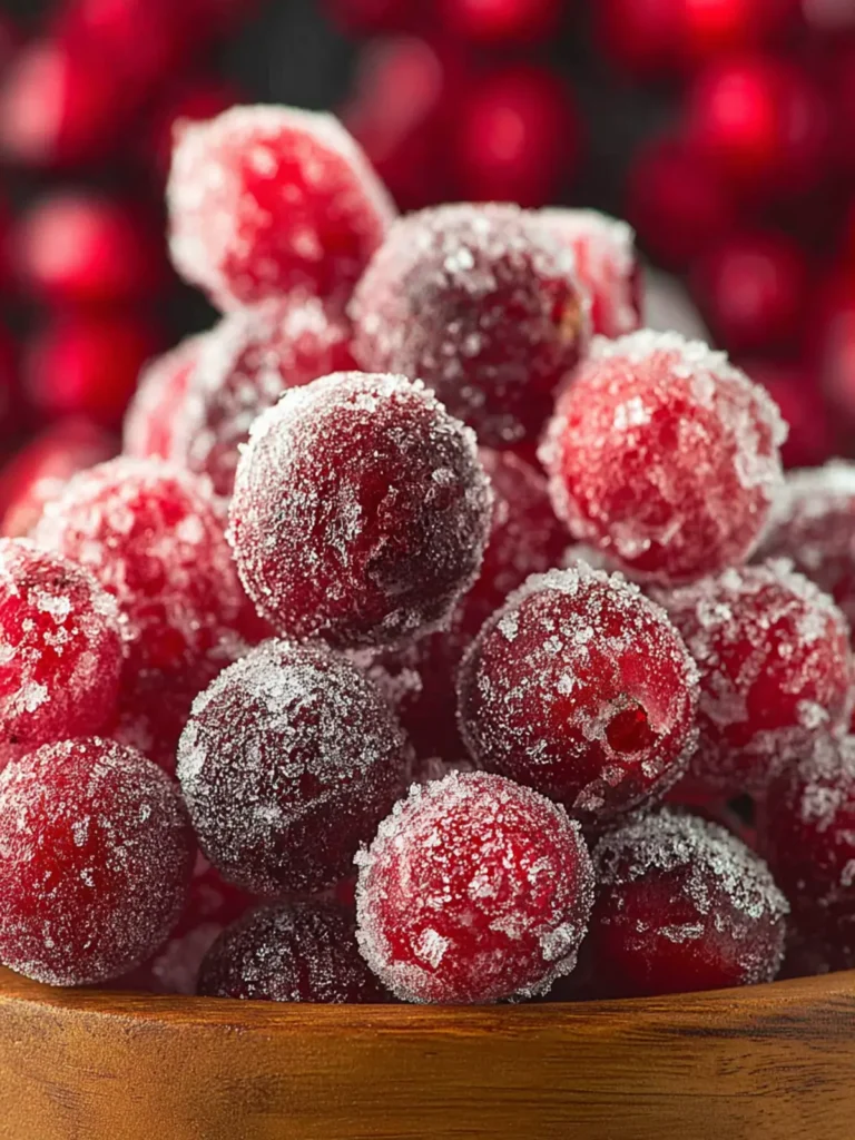 3-Ingredient Sugared Cranberries First Image
