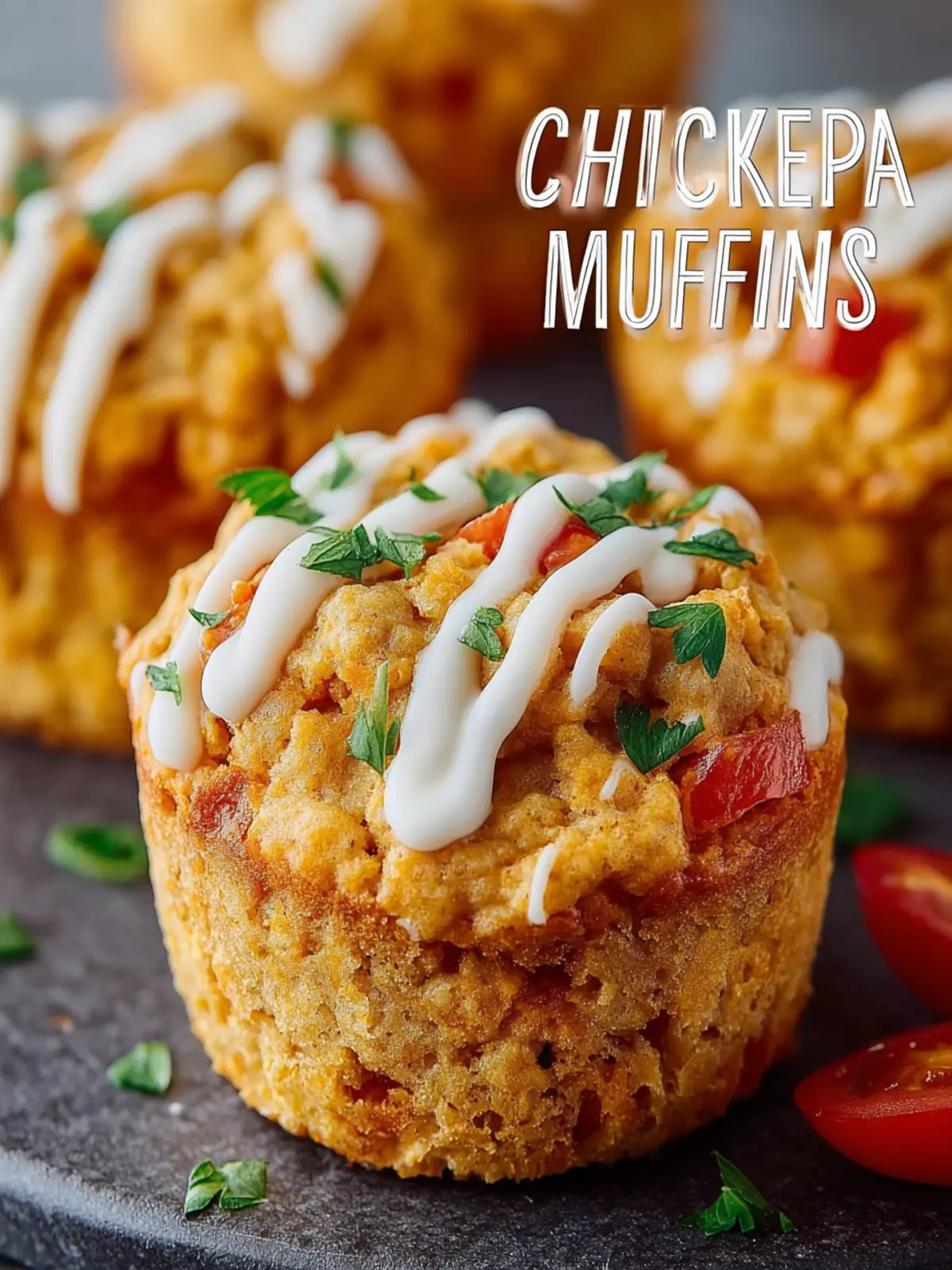 Vegan Chickpea Muffins – Protein-Rich, Plant-Based, and Gluten Free First Image