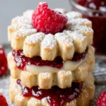 Raspberry Linzer Cookies First Image