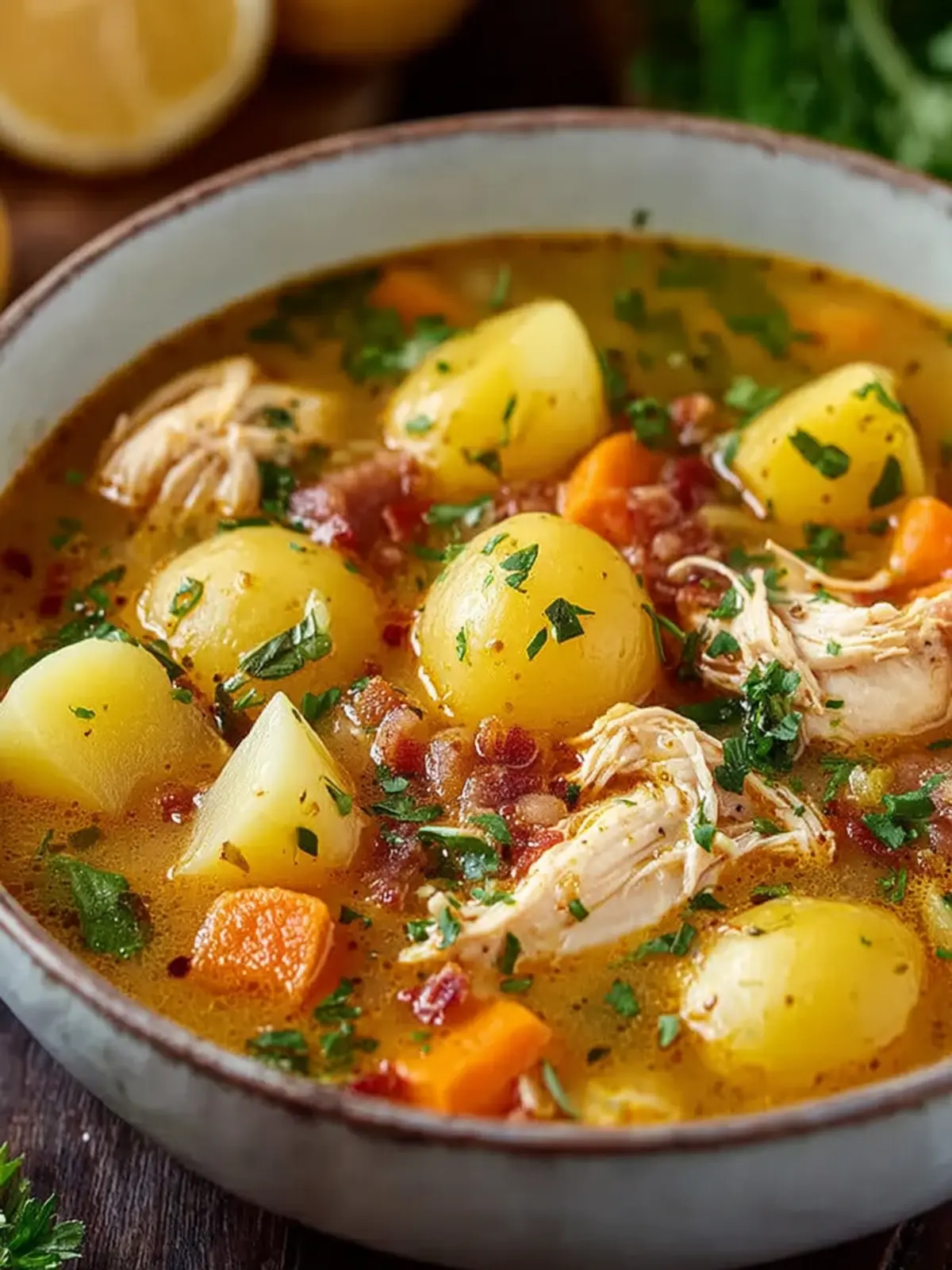 Comforting Chicken Soup with Potatoes: An Amazing Ultimate Recipe First Image