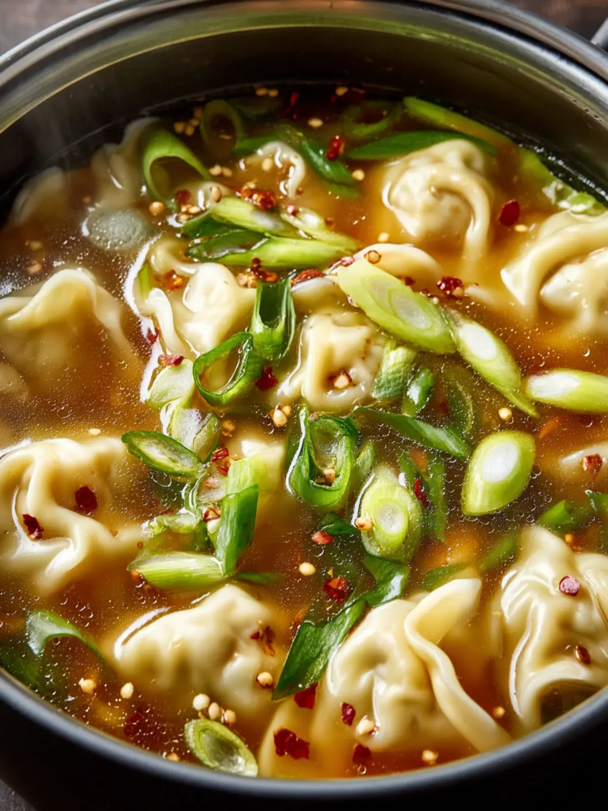 Gyoza Soup Recipe: Quick Ginger Garlic Dumpling Soup First Image