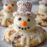 Melted Snowman Biscuits First Image