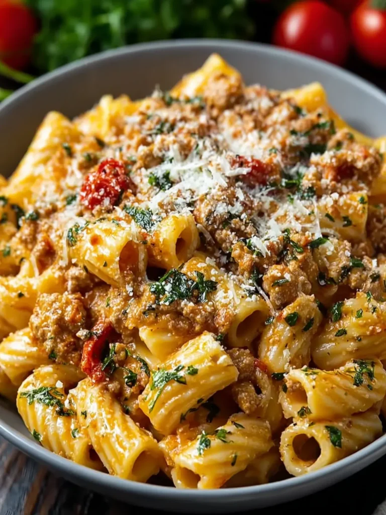 Creamy Ground Turkey Pasta First Image
