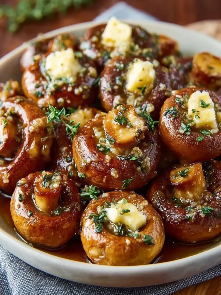 Roasted Mushrooms with Browned Butter, Garlic, and Thyme First Image