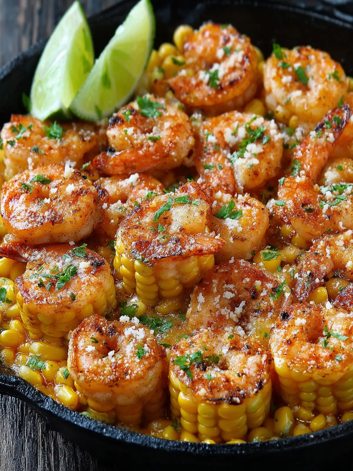 Mexican Street Corn and Shrimp – Easy 15-Min Skillet Meal First Image