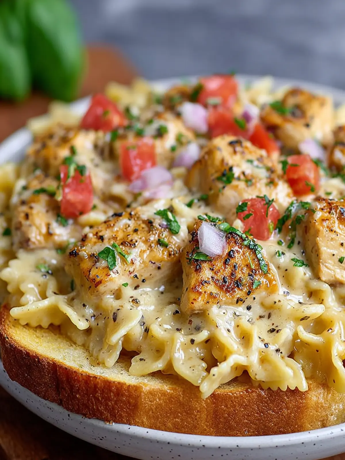 Chicken Garlic Parmesan Pasta Recipe First Image