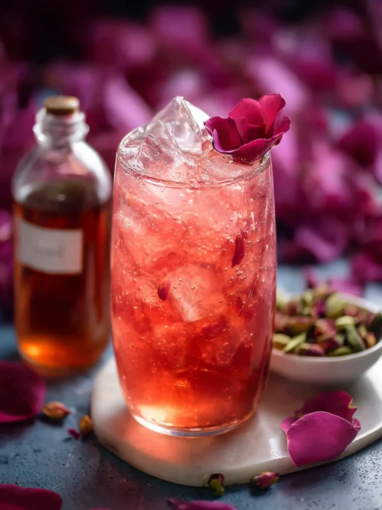 Sparkling Cardamom Rose Mocktail First Image