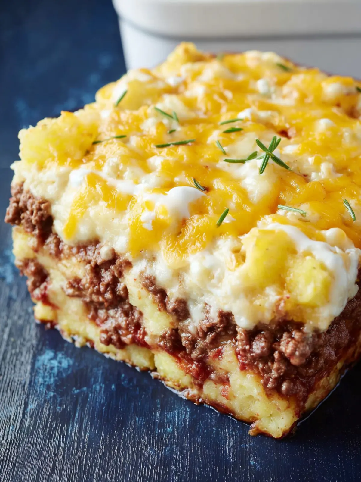 Ground Beef Potato Casserole First Image