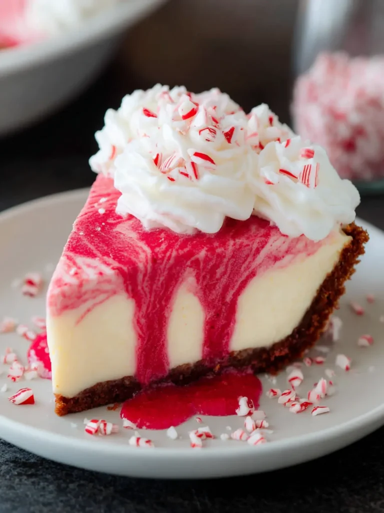 No Bake Peppermint Pie First Image