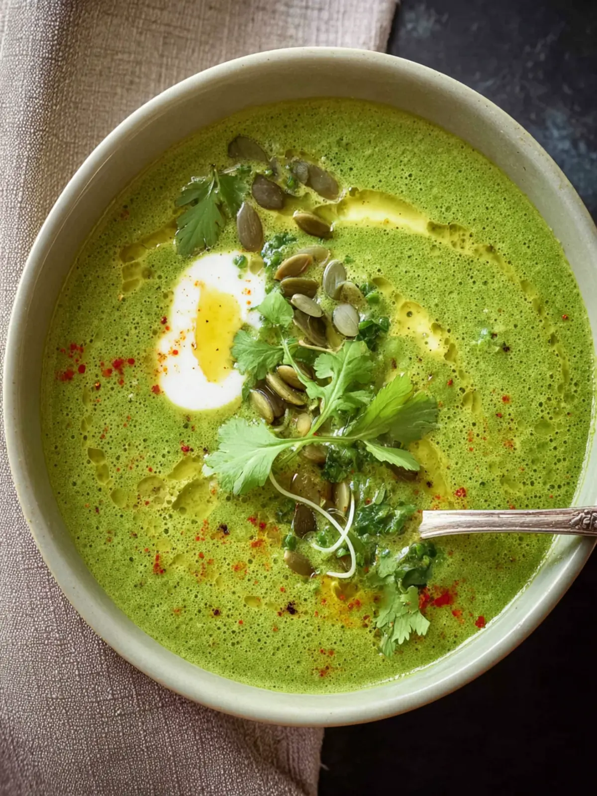 Green Goddess Soup Recipe (Healthy Immunity-Boosting) First Image