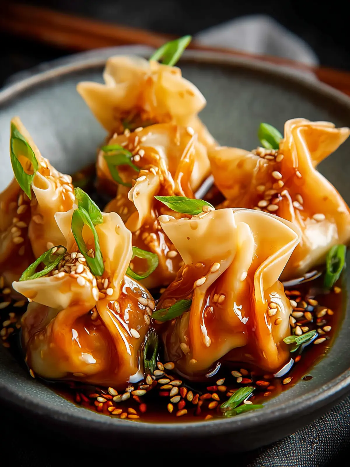 Irresistible Spicy Chicken Wontons Recipe for Parties First Image