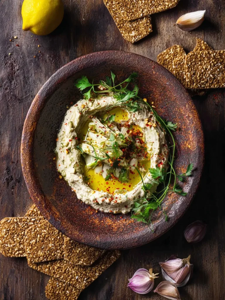 Lemony Artichoke White Bean Dip First Image