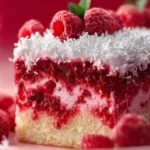 Raspberry Zinger Poke Cake First Image