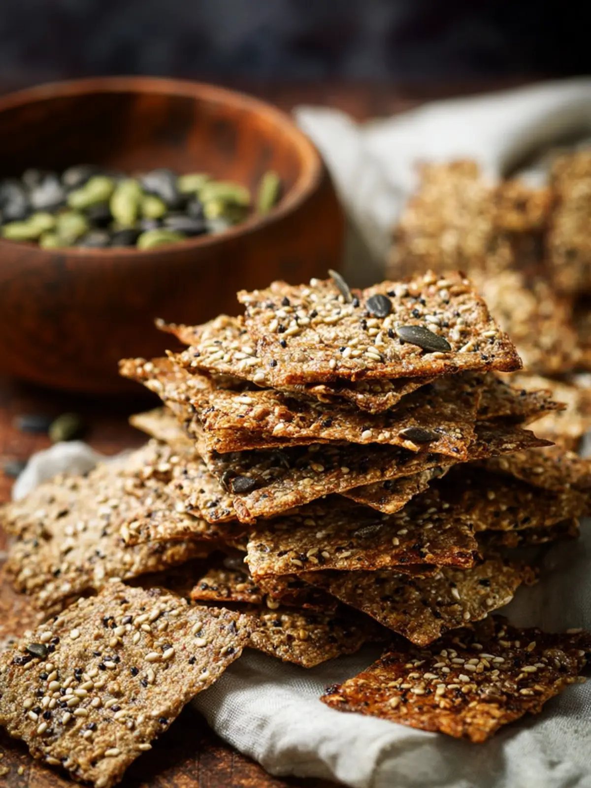 Rustic Seed Crackers First Image