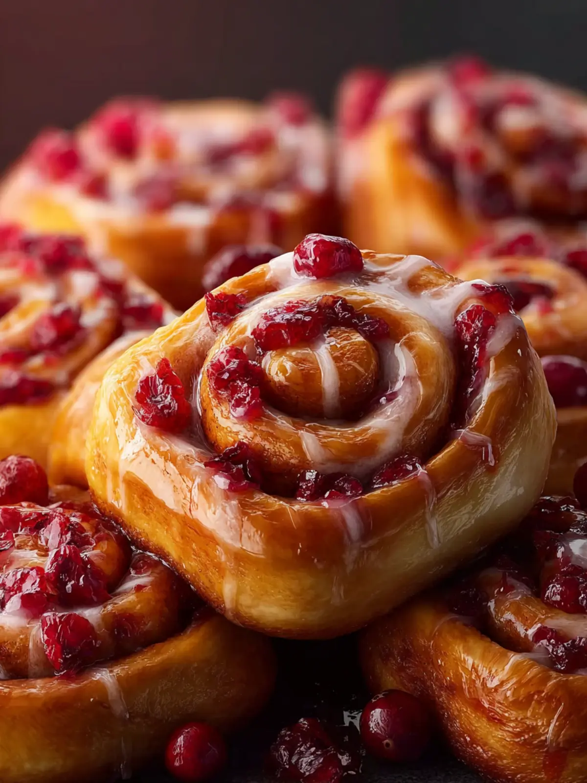 Cranberry Orange Sweet Rolls First Image