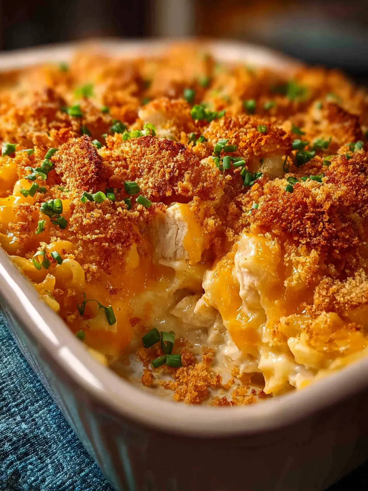 Ritz Cracker Chicken Casserole First Image