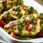 Easy Baked Pesto Chicken First Image